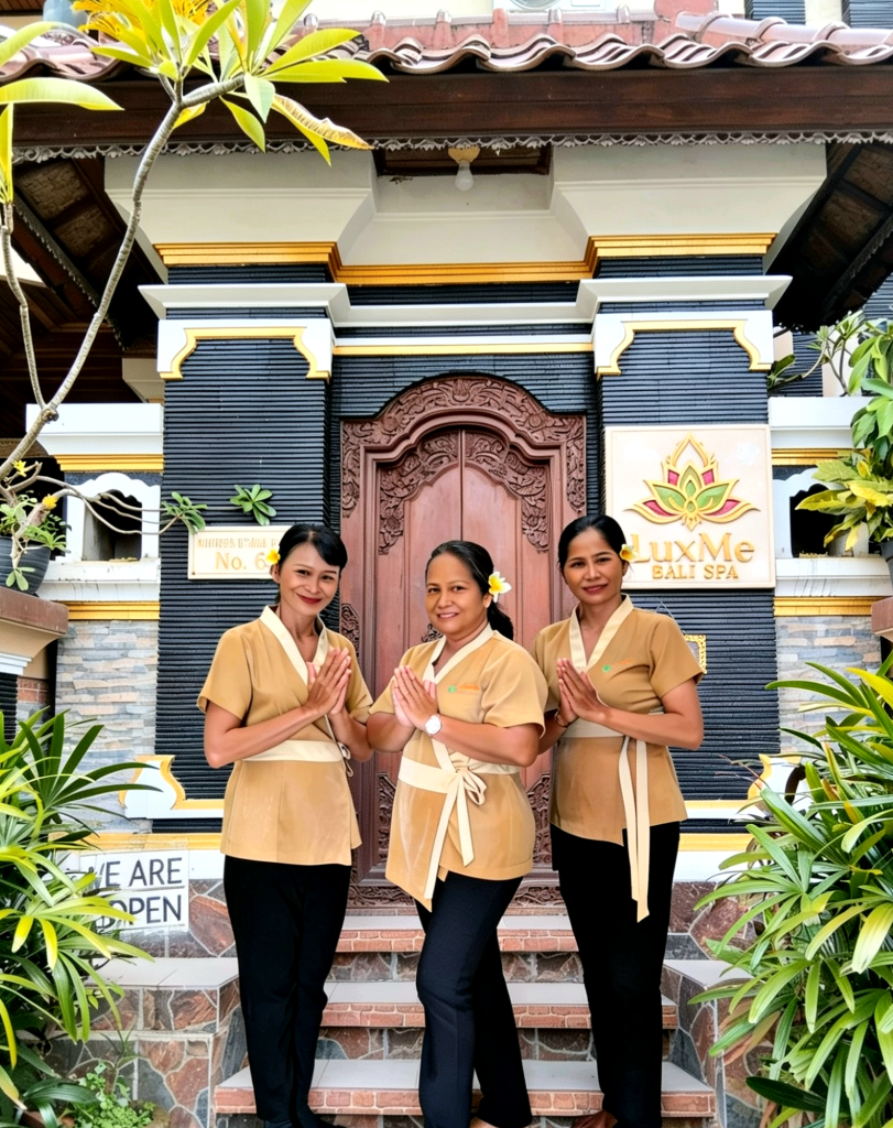 LuxMe Bali Spa entrance in Jimbaran, Bali