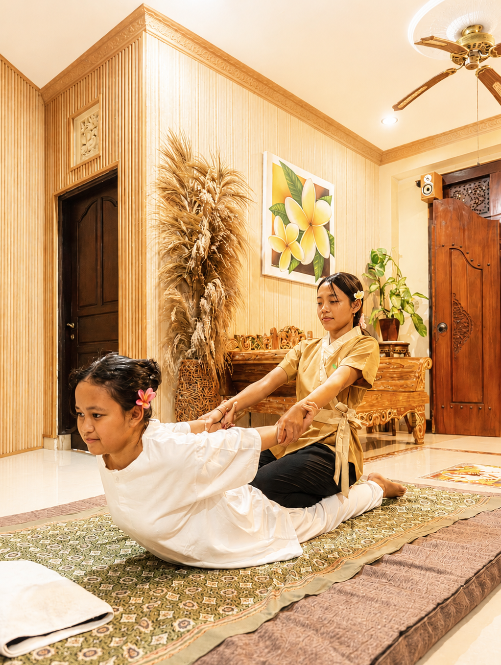 Traditional Thai massage treatment at LuxMe Bali Spa